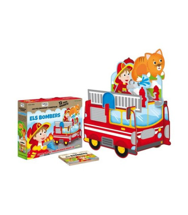 PUZZLE MANOLITO B. ELS BOMBERS 3D - CATA