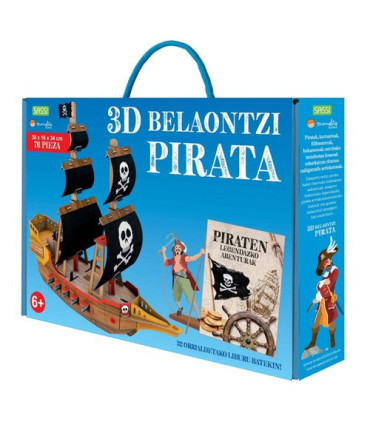 PUZZLE MANOLITO B. PIRATA ONTZIA 3D - EU