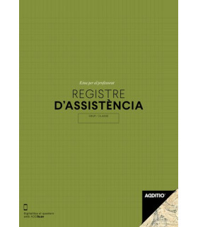 QUADERN PROFESSOR REGIST.ASSIST. 195x285
