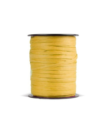 CINTA REGALO RAFIA R.100 m.3,5 mm ORO