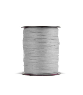 CINTA REGALO RAFIA R.100 m.3,5 mm PLATA