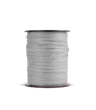 CINTA REGALO RAFIA R.100 m.3,5 mm PLATA
