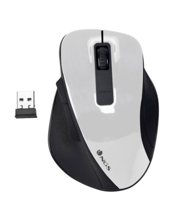 RATON NGS BOWWHITE OPTICO INALAMBRICO