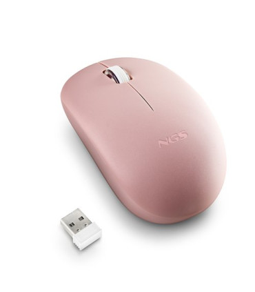RATON NGS FOG OPTICO INALAMBRICO ROSA