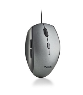 RATON NGS MOTH OPTICO USB-C GRIS