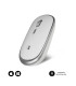 RATON SUBBLIM WIRELESS MINI MOUSE SILVER
