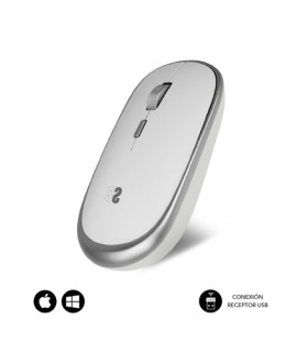 RATON SUBBLIM WIRELESS MINI MOUSE SILVER