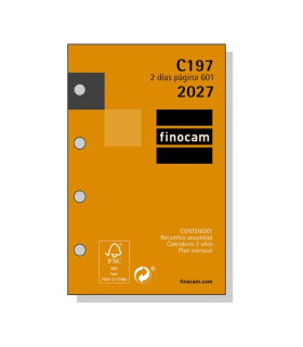 RECAM.AG.F. C197 CLASSIC 601 ANUAL 2D/P