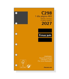 RECAM.AG.F. C298 CLASSIC 602 ANUAL D/P