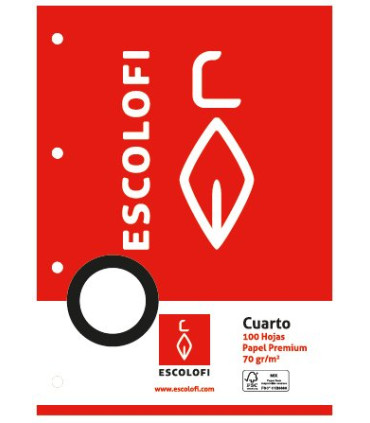 RECAMBIO ESCOLOFI 4º 100h 4 TAL. CD.6