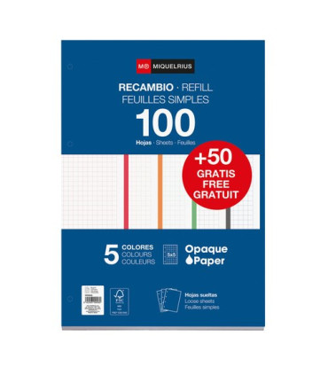 RECAMBIO MR NB-5 A4 150h 4 TAL. CD.5 INT