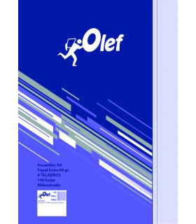 RECAMBIO OLEF A4 100h 4 TAL. MM.