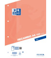 RECAMBIO OXF. A4 100h 4 TAL. LISO NARANJ