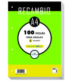 RECAMBIO PACSA A4 100h 4 TAL. CD.4