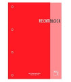 RECAMBIO PACSA A4 80h 4 TAL. CD.5 ROJO