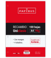 RECAMBIO PAPYRUS A4 100h 4 TAL.CD.4 C/M