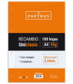 RECAMBIO PAPYRUS A4 100h 4 TAL.MM C/M