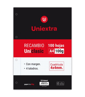REC. UNIEXTRA UNICLASIC A4 100h CD4 C/M