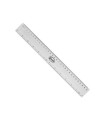 REGLA FOROFIS PLASTICO 30 CM TRANSPARENT