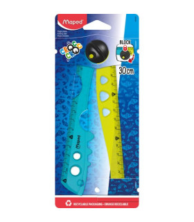 REGLA MAPED PLEGABLE CROC CROC 15/30cm