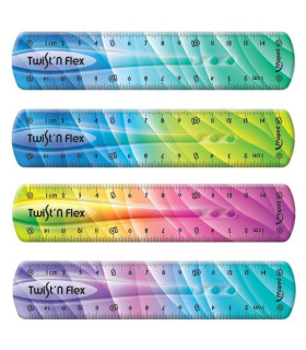 REGLA MAPED TWIST&FLEX 15cm DECORADA