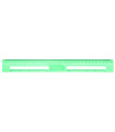 REGLA MILAN NEW LOOK 30 CMS VERDE