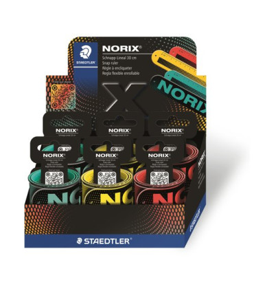 REGLAS STAEDTLER NORIX FLEX. 30cm. EXP.1