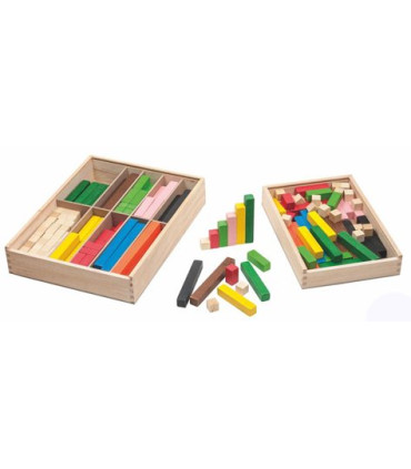 REGLETAS EN CAJA CON DEPARTAMENTOS