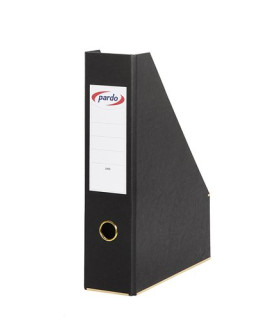 REVISTERO CARTON PARDO FORRADO NEGRO