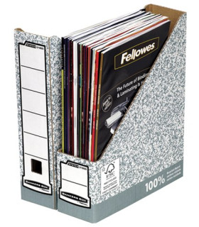 REVISTERO FELLOWES BANKERS CARTON A4 GRI