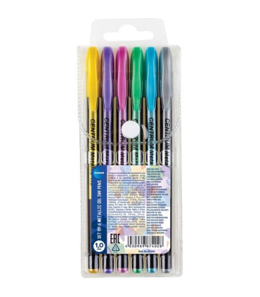 ROLLER GEL CENTRUM METALLIC 1,0 B/6