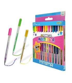 BOLIGRAFO GEL GLITTER MITAMA E/13