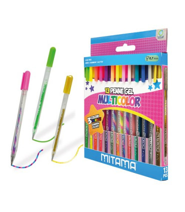BOLIGRAFO GEL GLITTER MITAMA E/13