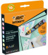 ROTUL.ACRILICO BIC COL.PASTEL CAJA 8