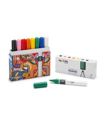 ROTUL.ACRILICO CARIOCA PLUS CAJA 8