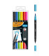 ROTULADOR BIC DUAL BRUSH C/6