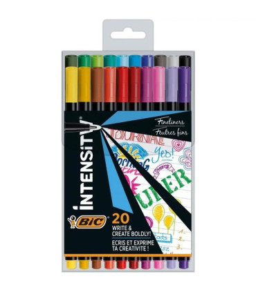 ROTULADOR BIC INTENSITY FINE B/20