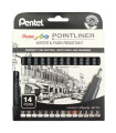 ROTUL.PENTEL CALIBRADO POINTLINER P/14