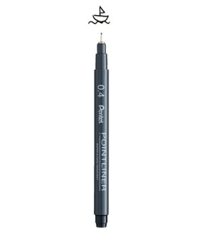 ROTUL.PENTEL CALIBRADO POINTLINER 0,4