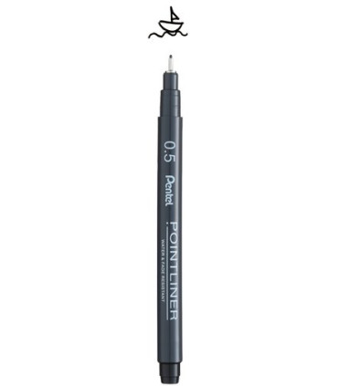 ROTUL.PENTEL CALIBRADO POINTLINER 0,5