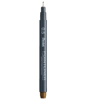 ROTUL.PENTEL CALIBR.POINTLINER 0,5 SEPIA