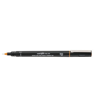 ROTUL.UNI PIN 0,1 mm NARANJA