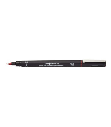 ROTUL.UNI PIN 0,5 mm ROJO