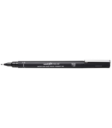 ROTUL.UNI PIN 1,0 mm NEGRO