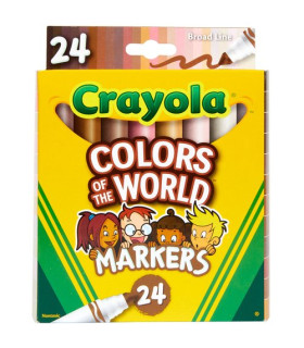 ROTUL.CRAYOLA C.THE WORLD MAXI CAJA 24