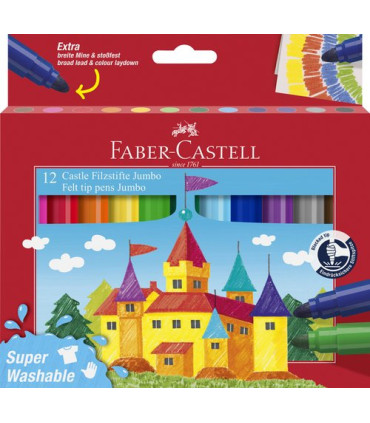ROTULADOR FABER JUMBO CAJA de 12