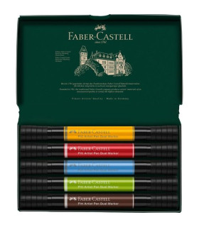 ROTUL.FABER C.PITT DUAL MARKER CAJ.5