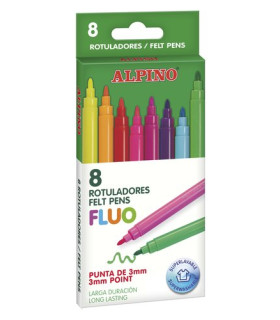 ROTUL.ALPINO STANDARD FLUO ESTUCHE 8