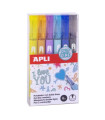 ROTUL.APLI METAL. OUTLINER C/6 SURT