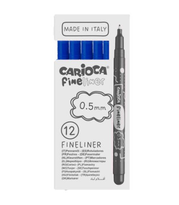 ROTUL. CARIOCA FINELINER AZUL
